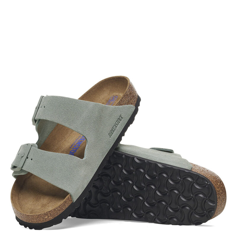 Ontoria Arizona Soft Footbed Pure Sage Sandal - Comfortable & Supportive Leather Sandals - Image 2