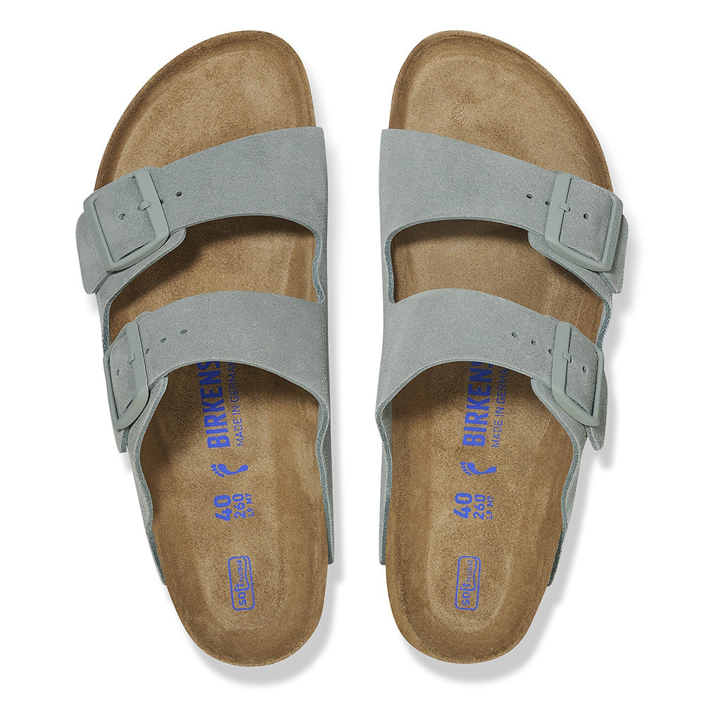 Ontoria Arizona Soft Footbed Pure Sage Sandal - Comfortable & Supportive Leather Sandals - Image 4