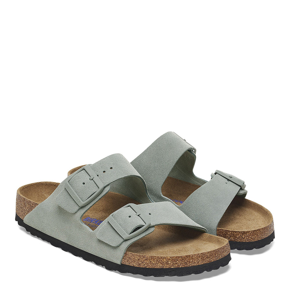 Ontoria Arizona Soft Footbed Pure Sage Sandal - Comfortable & Supportive Leather Sandals - Image 3