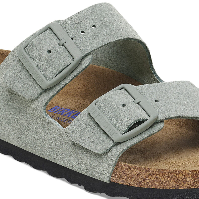 Ontoria Arizona Soft Footbed Pure Sage Sandal - Comfortable & Supportive Leather Sandals - Image 6