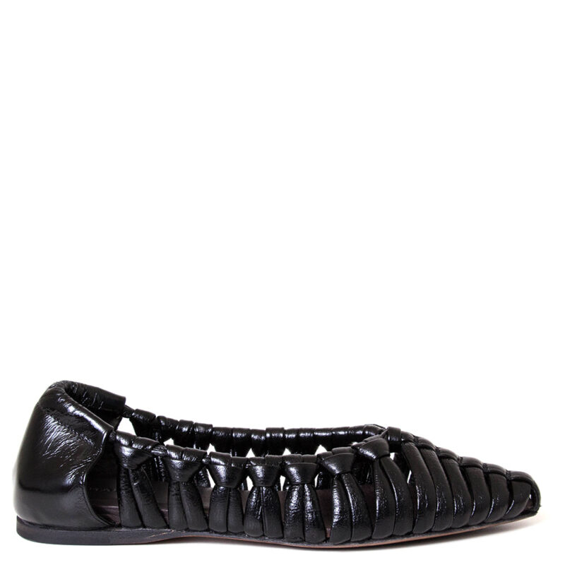 Ontoria Aden Women's Woven Leather Flat - Comfortable & Stylish Everyday Flats