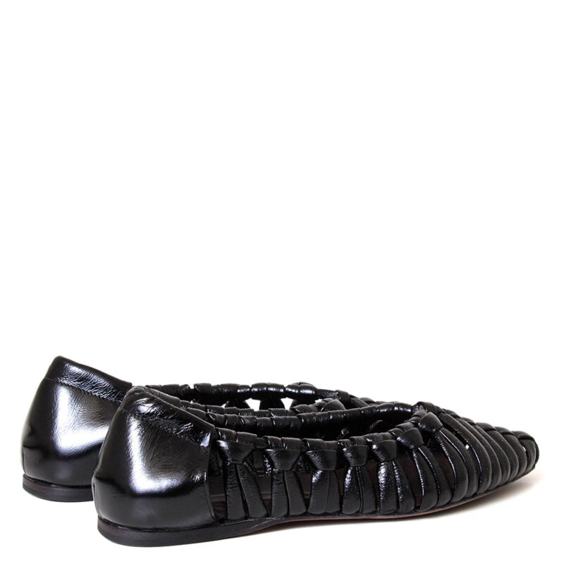 Ontoria Aden Women's Woven Leather Flat - Comfortable & Stylish Everyday Flats - Image 4