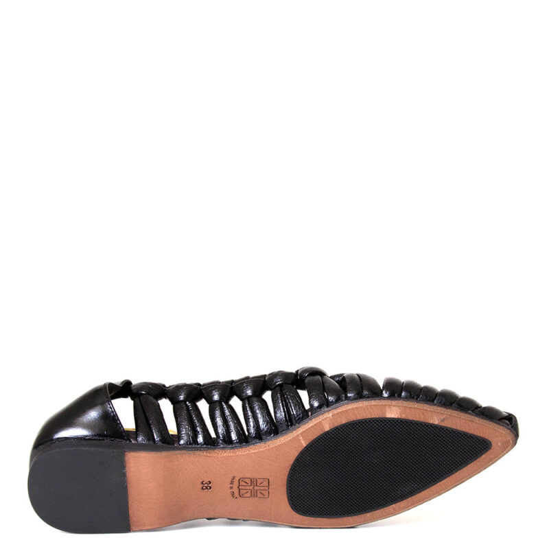 Ontoria Aden Women's Woven Leather Flat - Comfortable & Stylish Everyday Flats - Image 5