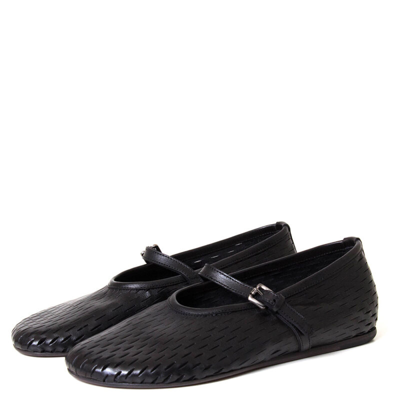 Ontoria Women's Perforated Leather Mary Jane - Elegant & Comfortable Everyday Flats - Image 2