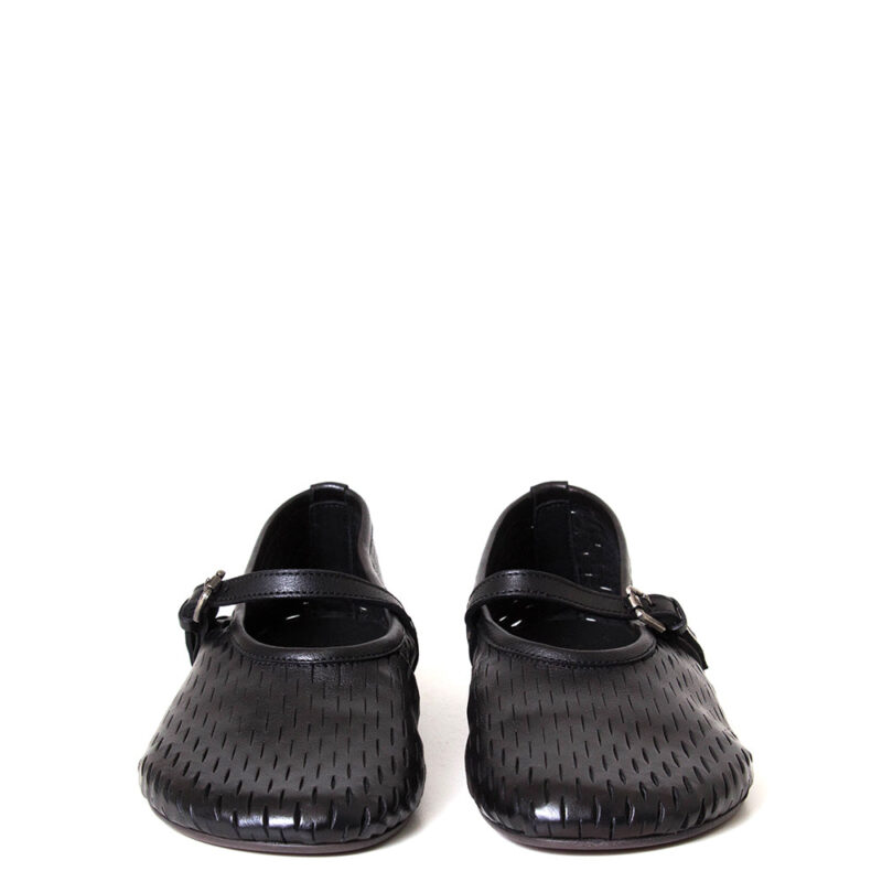 Ontoria Women's Perforated Leather Mary Jane - Elegant & Comfortable Everyday Flats - Image 3