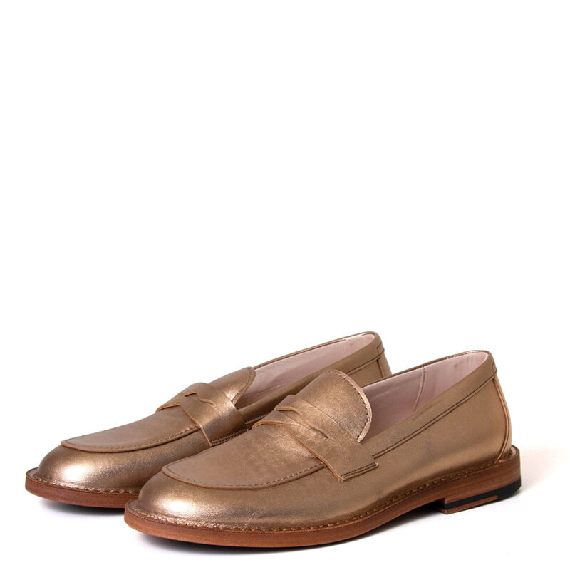 Ontoria Taisha Women's Leather Penny Loafer - Stylish & Comfortable Classic Loafers - Image 2